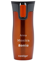 Contigo West Loop 2.0 - Kubek termiczny z grawerem - 470ml - Pomarańczowy