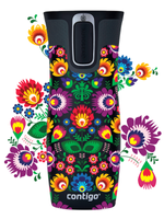 Contigo West Loop 2.0 - Kubek termiczny - 470ml - Folklor - Czarny Mat