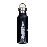 Dr.Bacty Iris - Butelka termiczna stalowa - 500 ml - Czarna - NASA