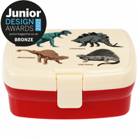 Rex London Lunchbox z wyjmowaną tacką Dinozaury