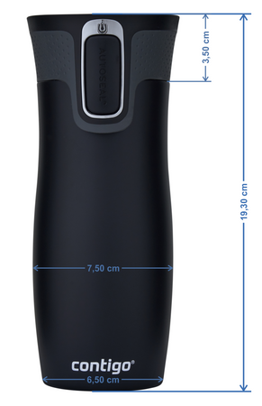 Contigo West Loop - Kubek termiczny - 470ml - różowy Mat Serca