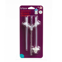 B.Box Słomki zapasowe i szczoteczka do bidonu 2 szt.