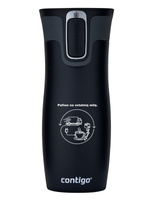 Contigo West Loop 2.0 - Kubek termiczny dla Kuriera - 470 ml - czarny