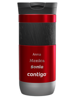 Kubek termiczny z grawerem Contigo Byron 2.0 470ml - Czerwony