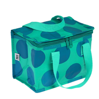 Rex London Torba termiczna na lunch Kropki niebiesko-turkusowa