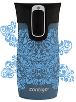 Contigo West Loop Mini - Kubek termiczny - 300ml - Glamour Blue -Niebieski Metalik