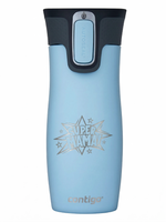 Contigo West Loop 2.0 - Kubek termiczny - 470ml - Super Mama - błękitny Mat