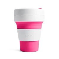 Stojo Pocket - Kubek - 355ml - Pink-s