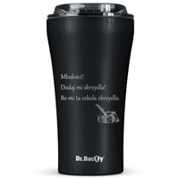 Dr.Bacty Apollo 2.0 - Kubek termiczny na kawę - Oda do młodości - 360 ml - Black Matt